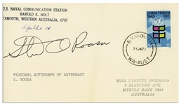 Stuart Roosa Signed Cover